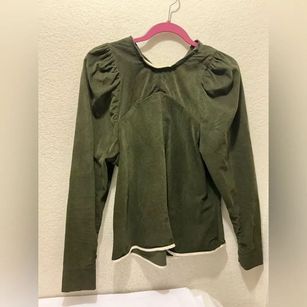 Tish cox  curdory  green top size M
